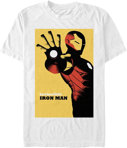 Marvel Invincible Iron Man Men's Tops Short Sleeve Tee Shirt